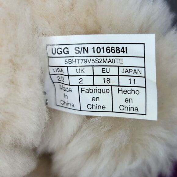 UGG® Mocassin Boy Girl Bootie 6-12 Months - Picture 6 of 9